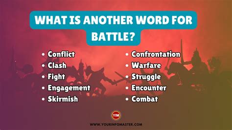 battle synonyms in english